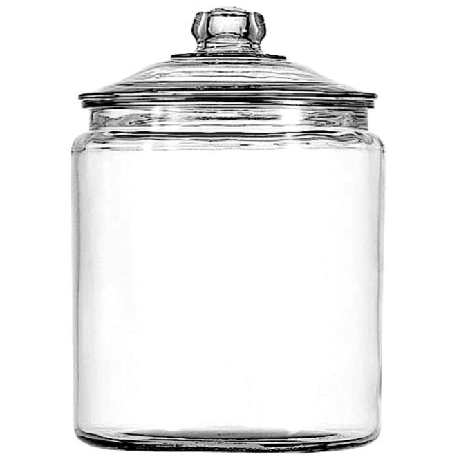 2 Gallon Glass storage Jar with Lid for food storage