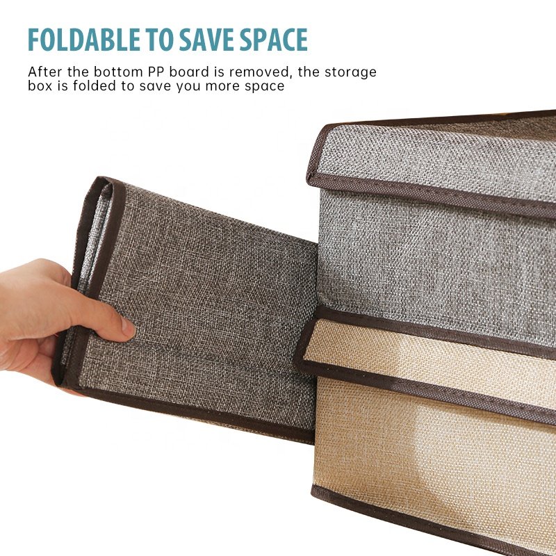 Custom High Quality Household Clothes Organizer Closet Underwear Socks Storage Organizer Wardrobe Storage Boxe For Underwear