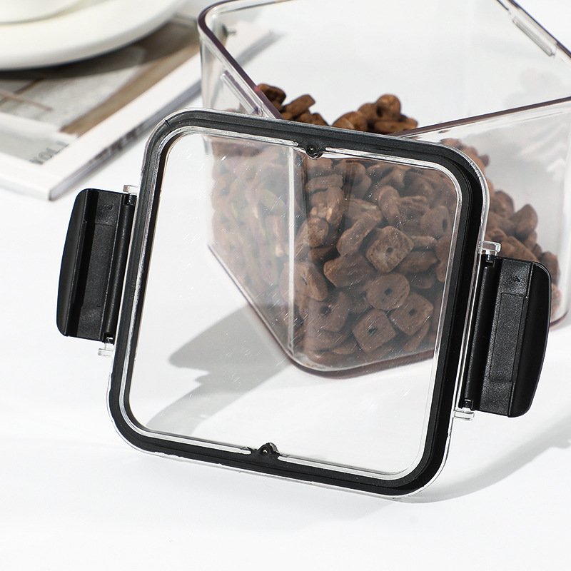 Cheap price 1800ml Food Storage Container Stackable Plastic Canister Jar