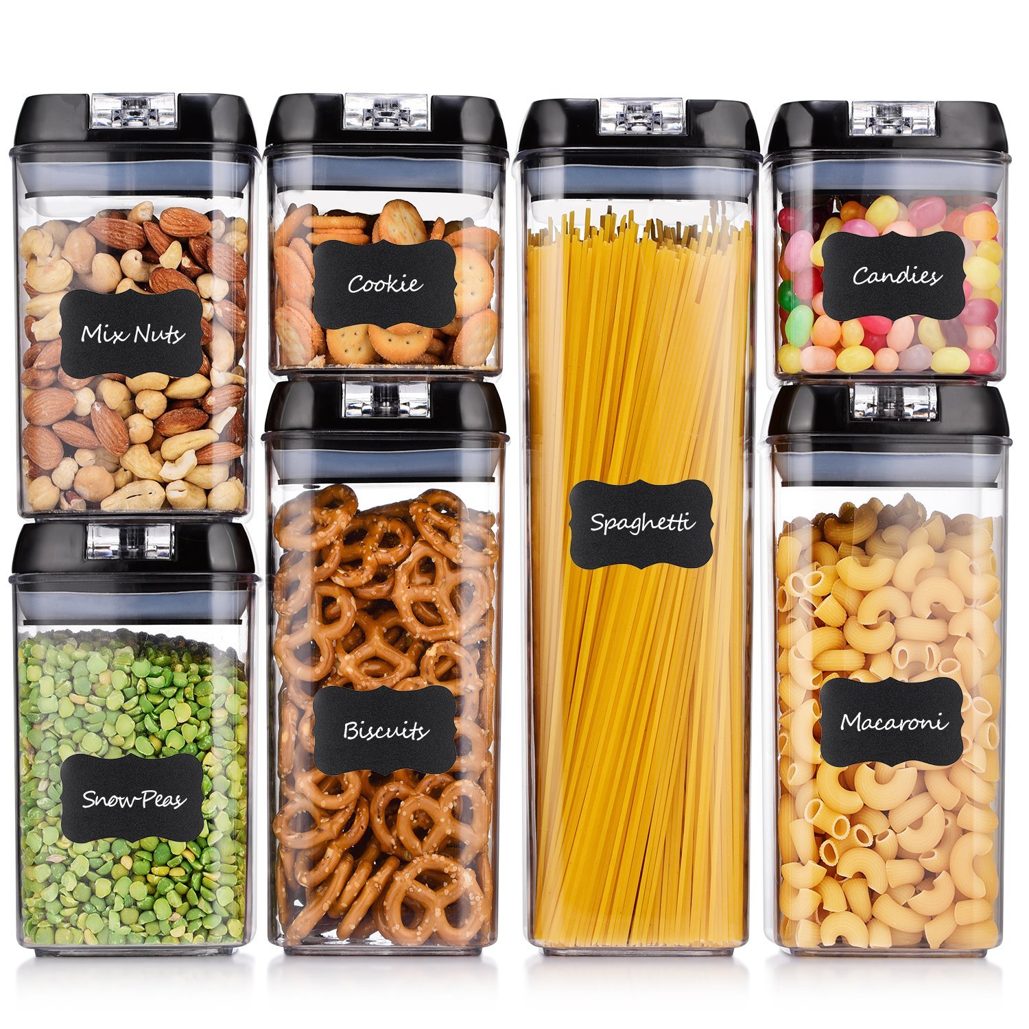 Customized color acceptable plastic food storage containers can make any sets you need easy to lock airtight containers