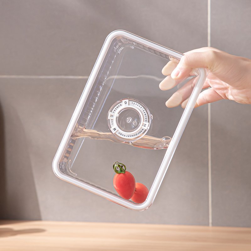 Wannuo Three-piece food container set Refrigerator organizer bin Fresh-keeping food storage boxes Kitchen food container