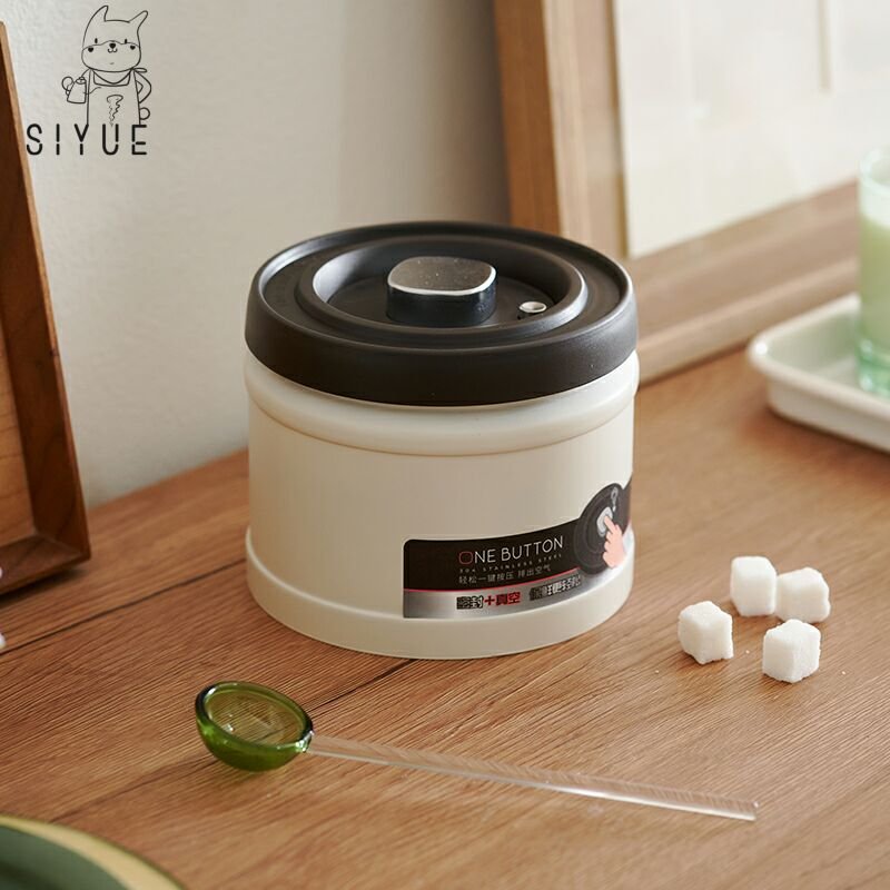 Siyue 750ml Stainless Steel 304 Coffee & Tea Kitchen Airtight Food Storage Clear Containers With Lid Coffee Kit Tools 2230