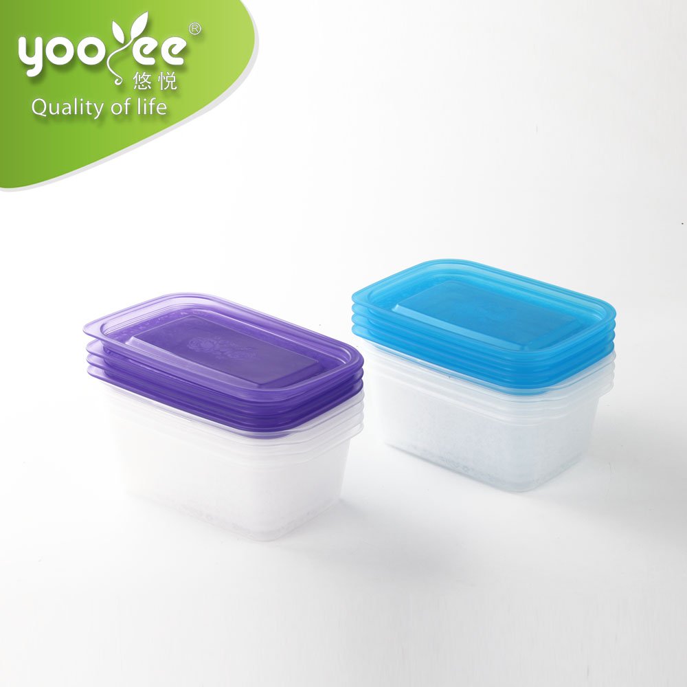 Housewares Recycle Food Storage Boxes Storage Boxes & Bins Foldable Food Containers 4 Pcs Set Shantou Plastic Rectangle Modern