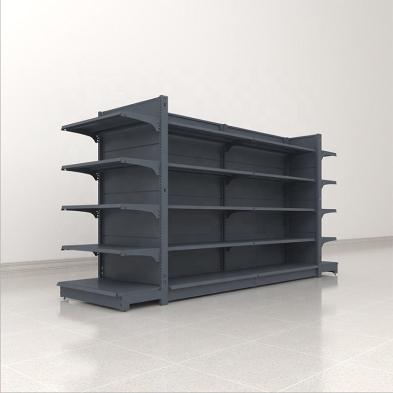 Single Sided Grocery Shop Rack Supermarket Shelves Universal Retail Store Shelf Supermarket Storage Display Shelf Rack