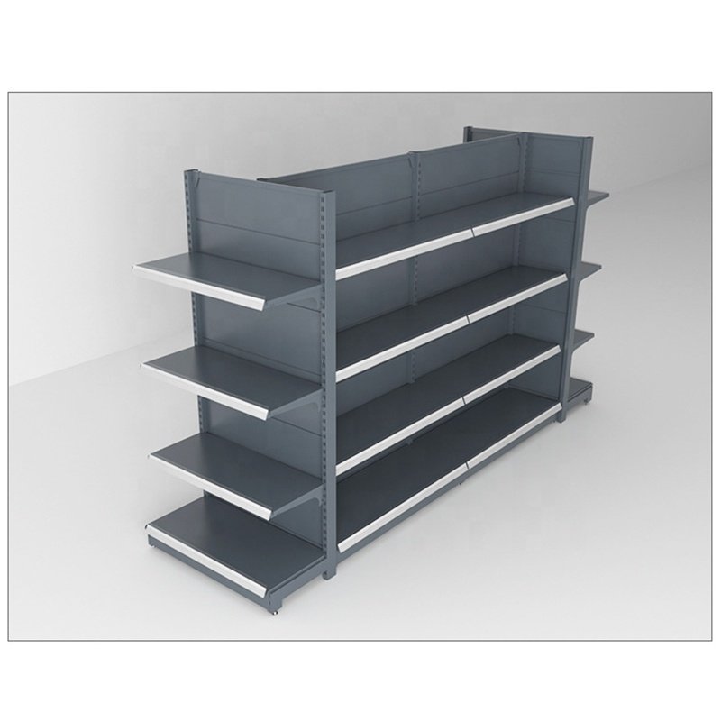 Single Sided Grocery Shop Rack Supermarket Shelves Universal Retail Store Shelf Supermarket Storage Display Shelf Rack