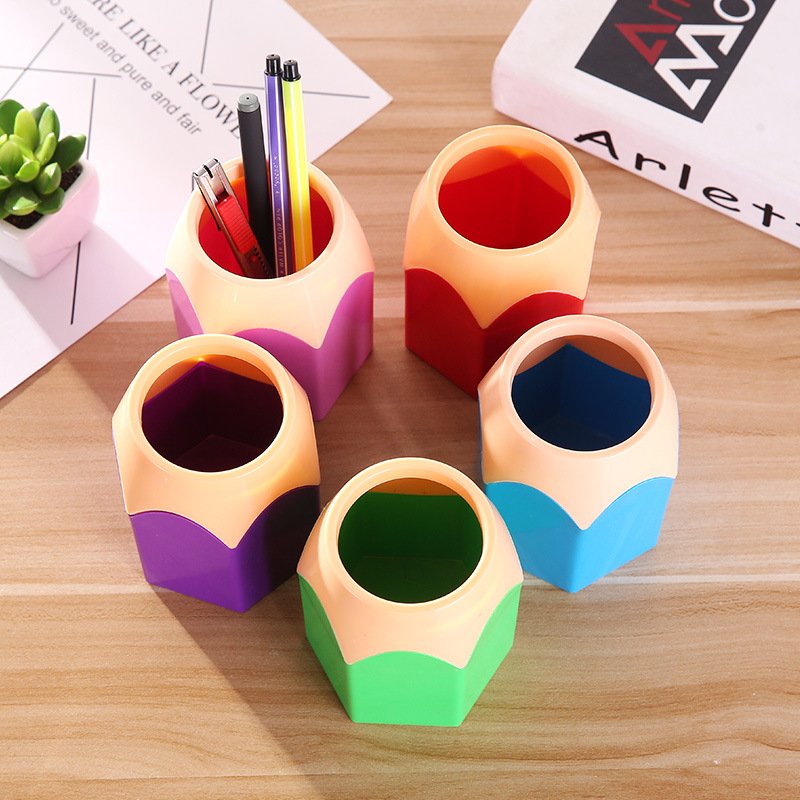 Office storage box Multi-functional pen holder Desktop display stationery Display pen bucket Office supplies stationery