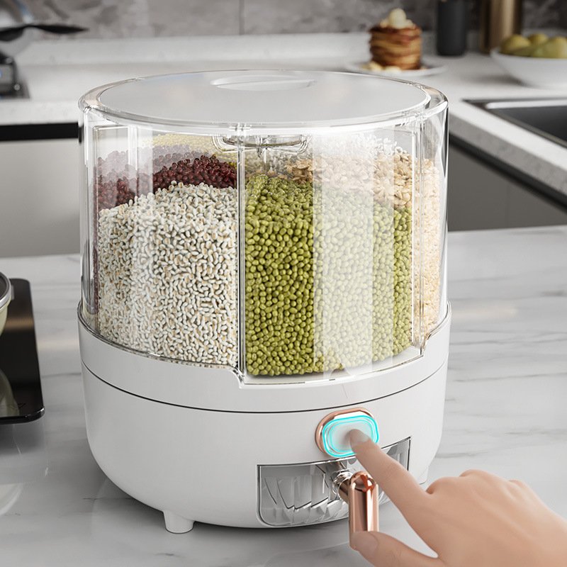 Kitchen Organization Container Cereal & Rice Dispenser for Beans Laundry Beads Storage Product Category-Storage Boxes & Bins
