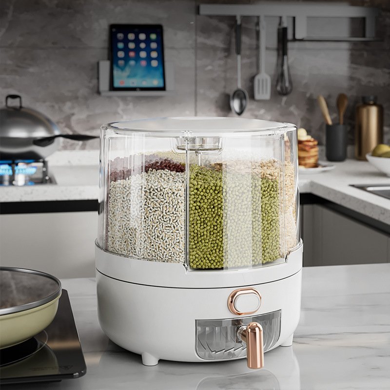 Kitchen Organization Container Cereal & Rice Dispenser for Beans Laundry Beads Storage Product Category-Storage Boxes & Bins