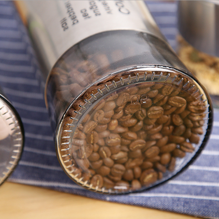 400ml 600ml 850ml stainless steel food storage container metal clip glass jars storage canning jar lid glass barrel