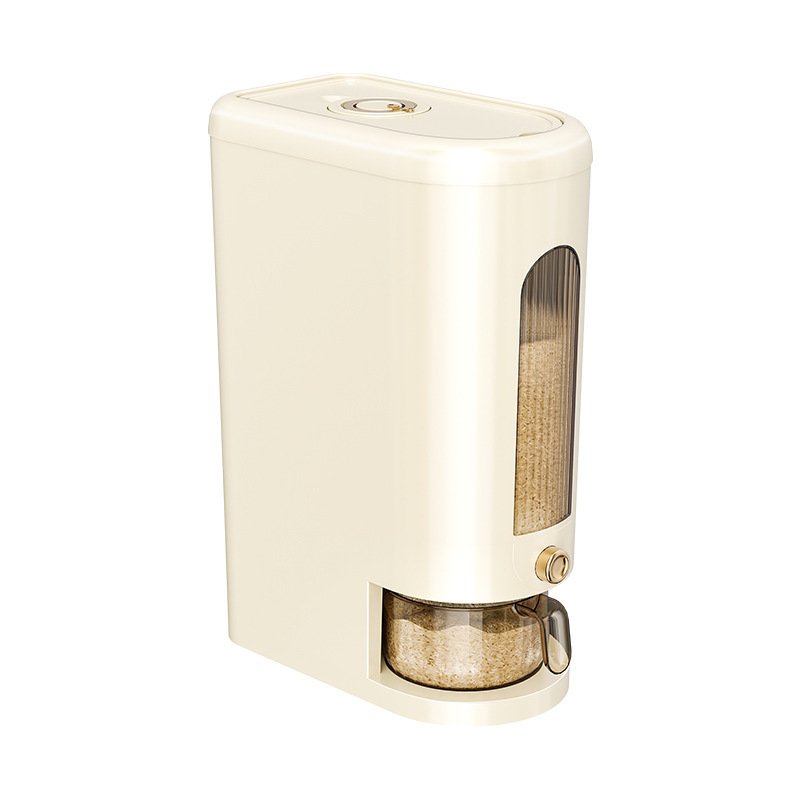 New Large Capacity Rice Dispenser Container Standing Rice Grain Storage Box Moisture-proof Grains Dispenser