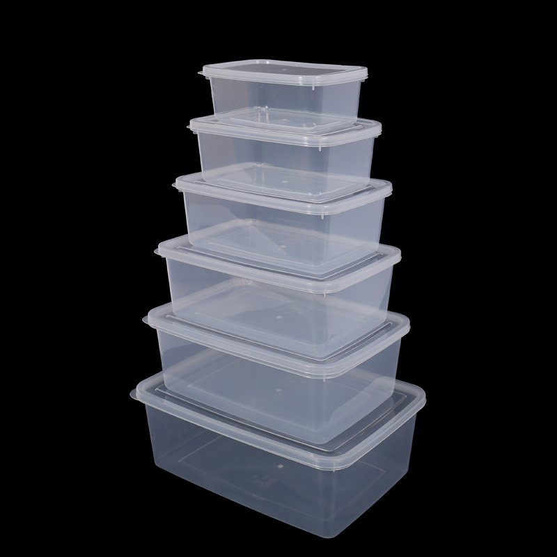 Disposable plastic food containers Household & Kitchen Plastic Fresh Food Storage Box Plastic Storage Box With Lid