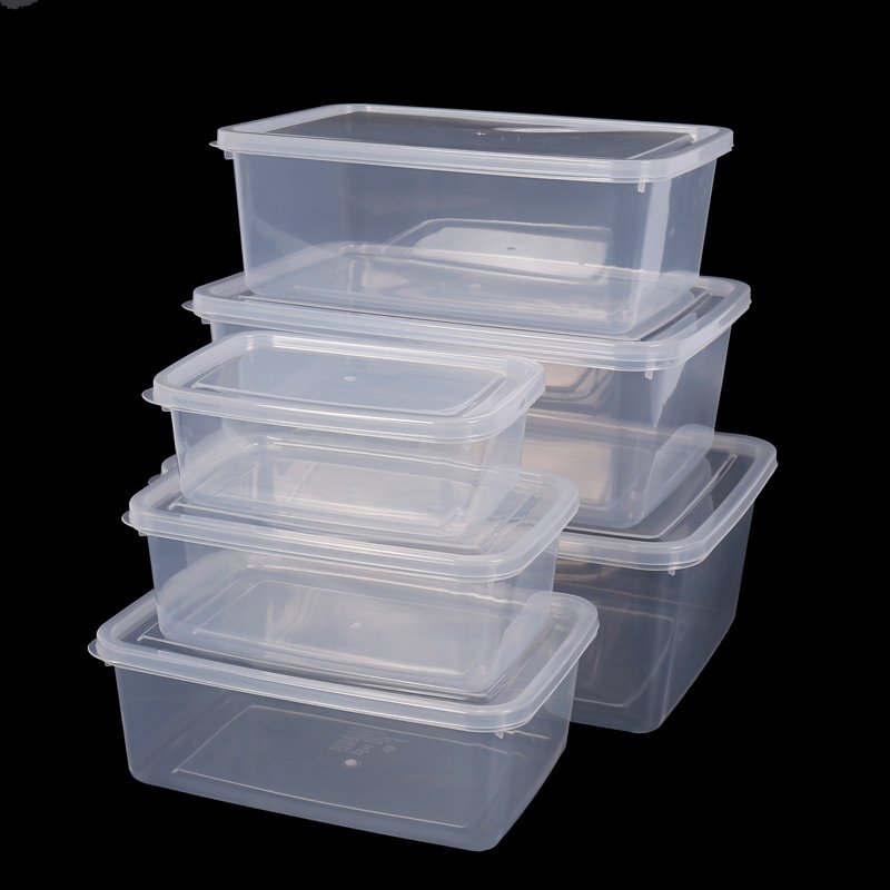 Disposable plastic food containers Household & Kitchen Plastic Fresh Food Storage Box Plastic Storage Box With Lid