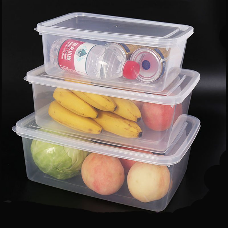 Disposable plastic food containers Household & Kitchen Plastic Fresh Food Storage Box Plastic Storage Box With Lid