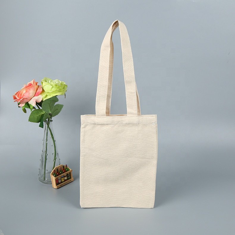Canvas Bags Tote Bags Stainless Steel Europe Promotional Personalized Blank Storage Cotton Reusable Shopping Cotton Black 50pcs