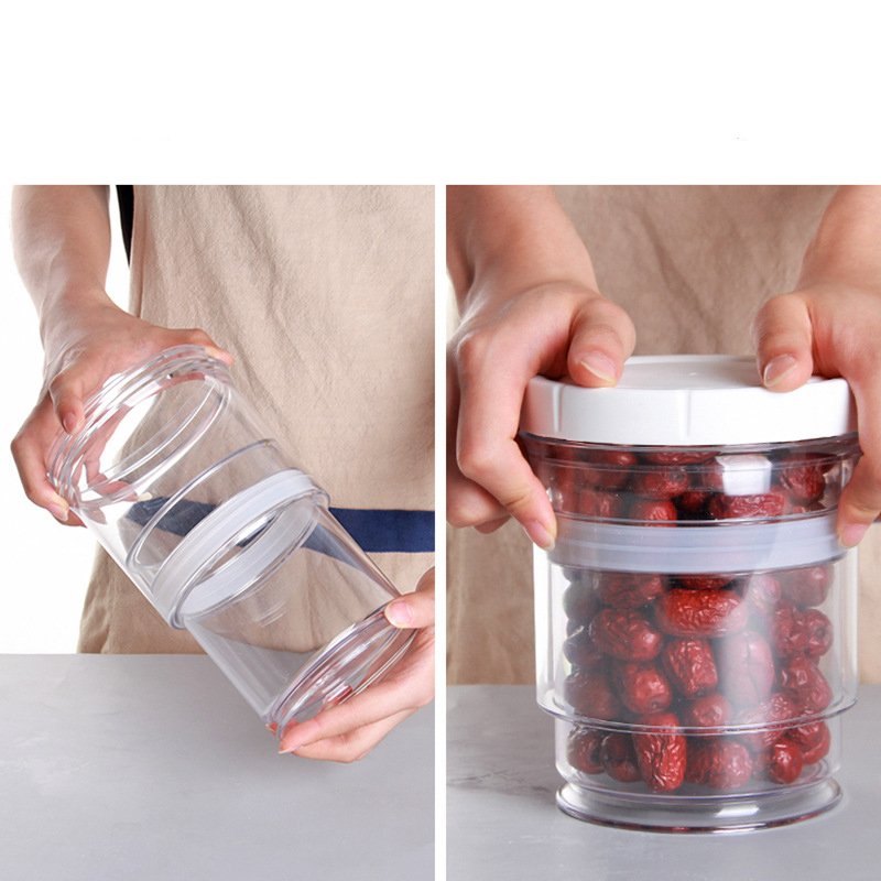 Airtight 1400ml to 850ml High quality food storage container airtight food storage container plastic set with lid