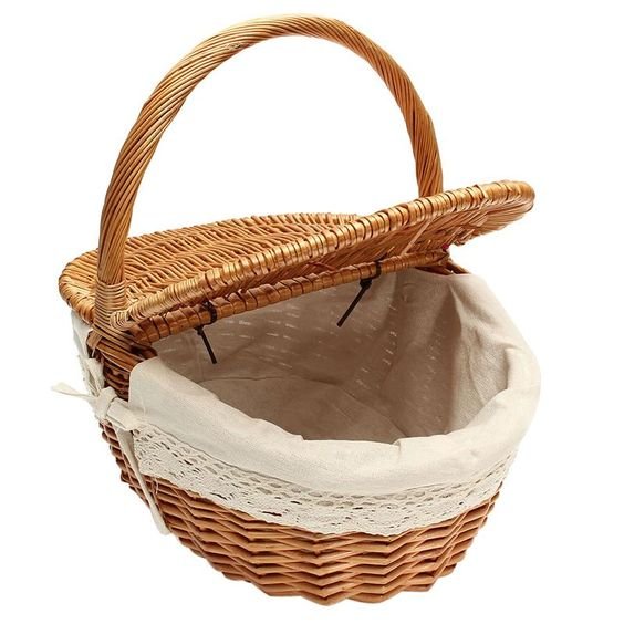 Best Price Rattan Picnic Basket Suitcase OEM Rattan Storage Basket Woven Wicker Picnic Basket Variety of Size from Vietnam