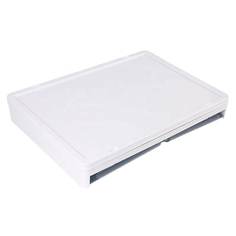 Custom Plastic Organizer Box collapsible storage bins Stacking Clothing Folding Camping Storage Box With Wheels For Organizer