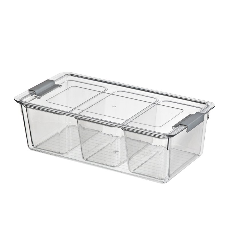 Cheap wholesale kitchen fridge acrylic plastic storage box