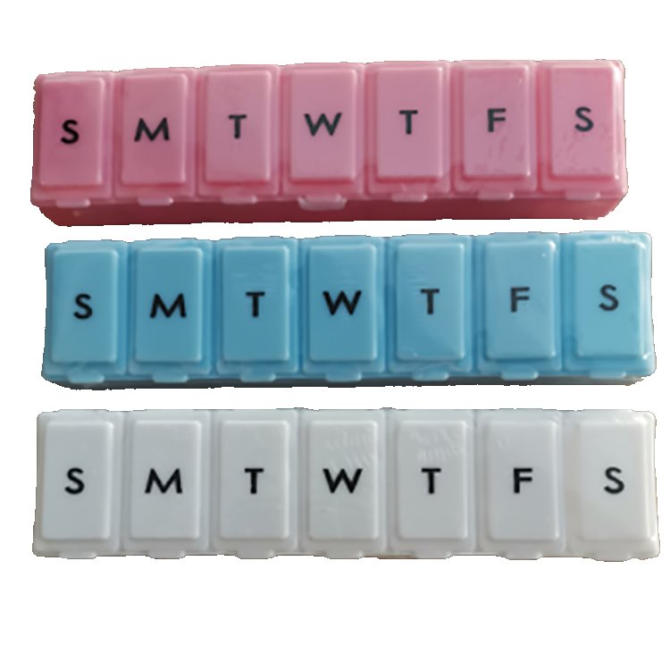 7 Day Plastic Portable storage box