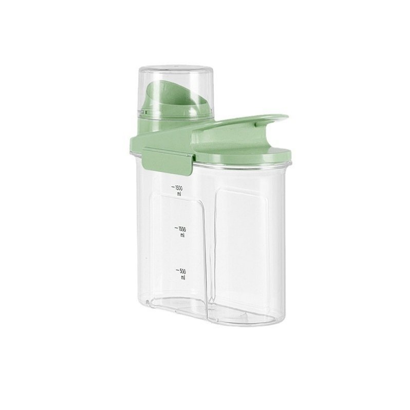 Plastic Rice Barrel Grain Storage Tank with Sealed Lid for Dry Food Storage Clear Box