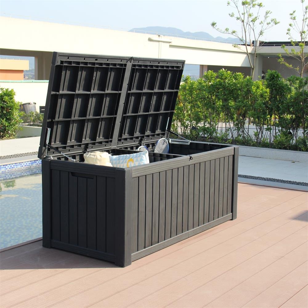 Garden Collapsible Plastic Container Storage Box Storage For Patio Furniture Outdoor Garden Tools Storage Box Garden