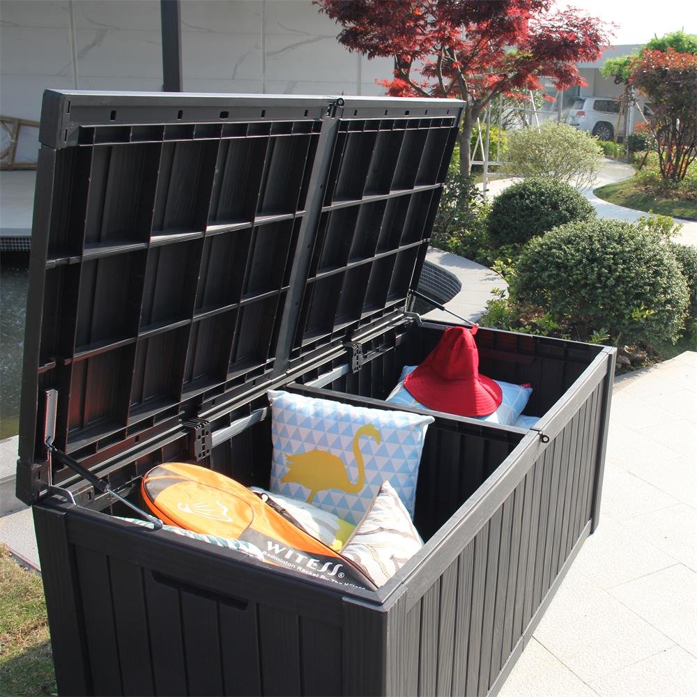 Garden Collapsible Plastic Container Storage Box Storage For Patio Furniture Outdoor Garden Tools Storage Box Garden