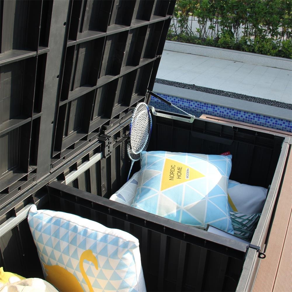 Garden Collapsible Plastic Container Storage Box Storage For Patio Furniture Outdoor Garden Tools Storage Box Garden