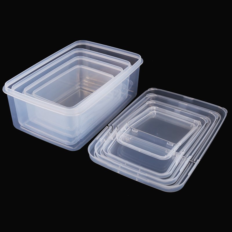 Wholesale Price Custom square Plastic fresh-keeping food storage box with increased height