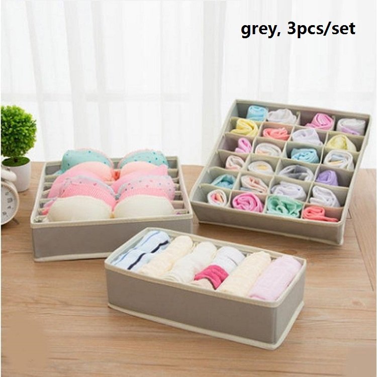 Wardrobe storage box household fabric clothes clothing underwear socks finishing box partition artifact