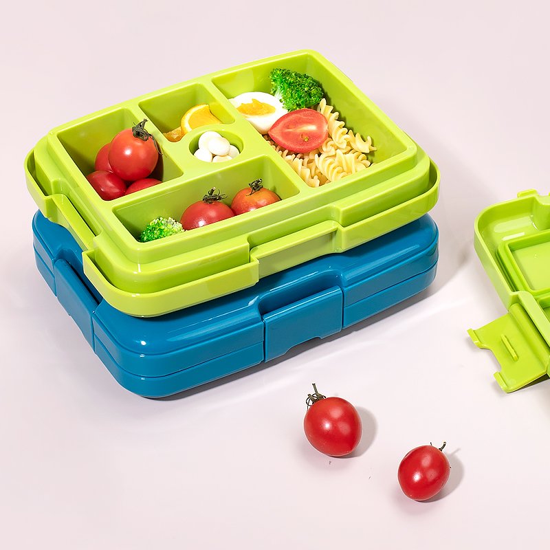 Wholesale Easy Open Food Grade PP Rectangular Thermal Lunch Snack Box BPA Free Leakproof Bento Lunch Boxes for Kids Children