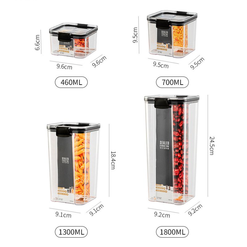 BPA-Free Airtight Food Storage Containers For Kitchen Organization And Storage