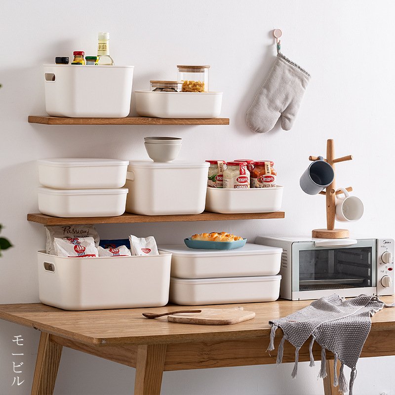 High Quality Plastic Storage Bins Modern Design Kids Toy Organizer Pantry Storage Bin Popular Use for Food Stackable Style