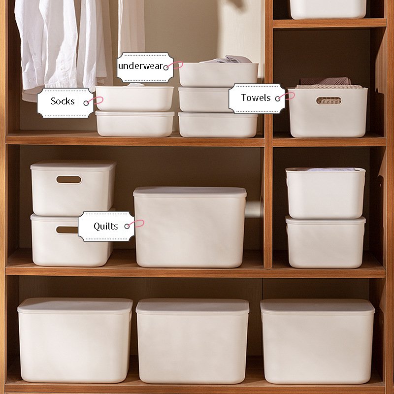High Quality Plastic Storage Bins Modern Design Kids Toy Organizer Pantry Storage Bin Popular Use for Food Stackable Style