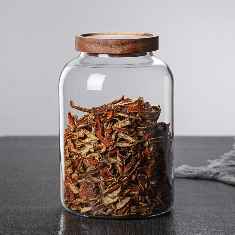 1L, 2L, 3L, 4L Large Eco-friendly glass storage container for kitchen storage