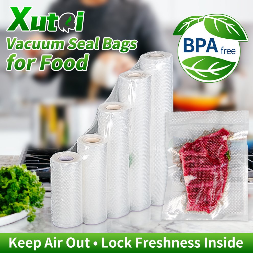 Food Grade Embossed Food Vacuum Packaging Bag for Seafood Frozen
