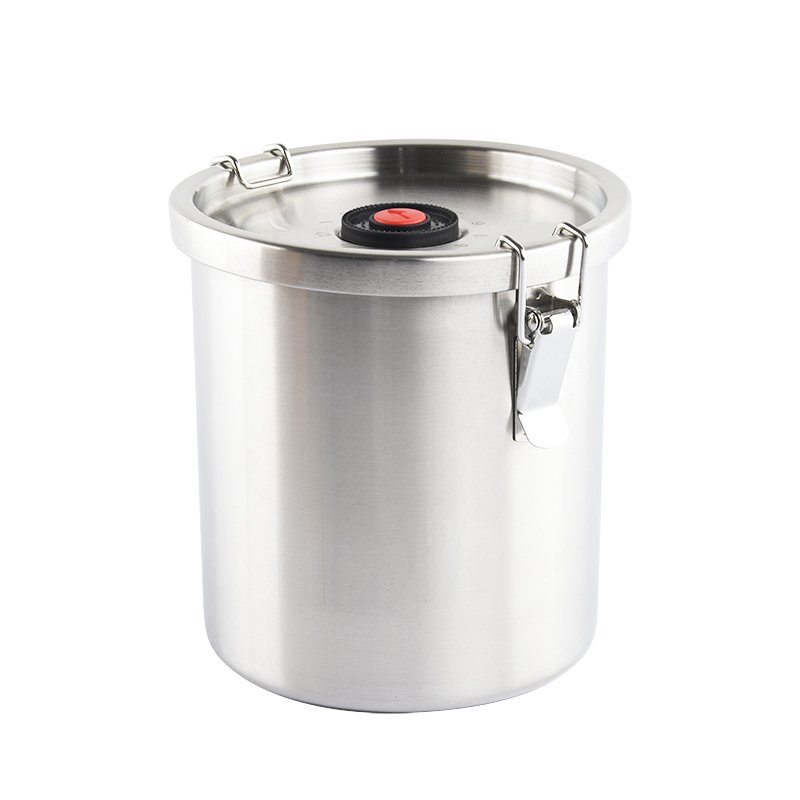 Stainless Steel Vacuum Coffee Beans Canister Set Airtight Coffee Bean Storage Storage Container With Scoop