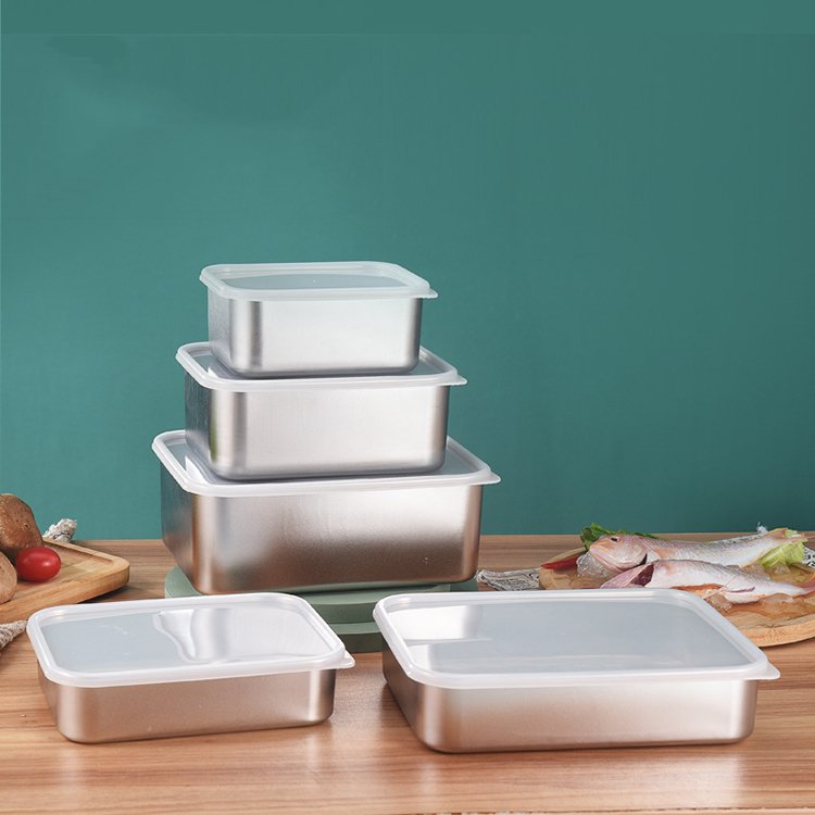 Hot Selling 700ml/1200ml/1800ml Large Capacity Stainless Steel Deep Lunch Box Food Warmer Food Storage Container With Lid