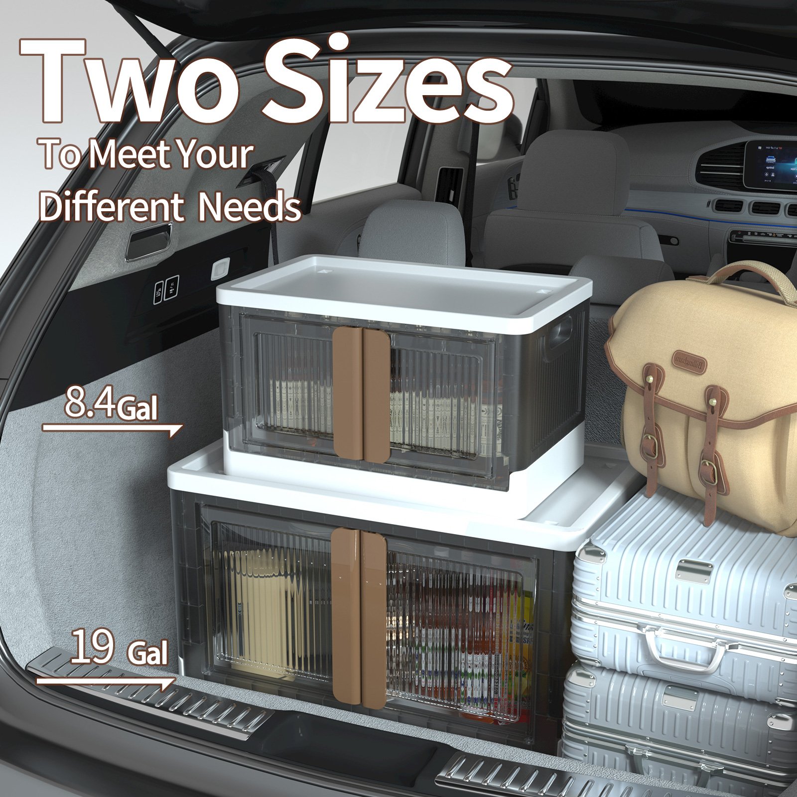 HAIXIN Plastic Container Sorting Double Door Folding Storage Box Stacked Clothing Storage Box
