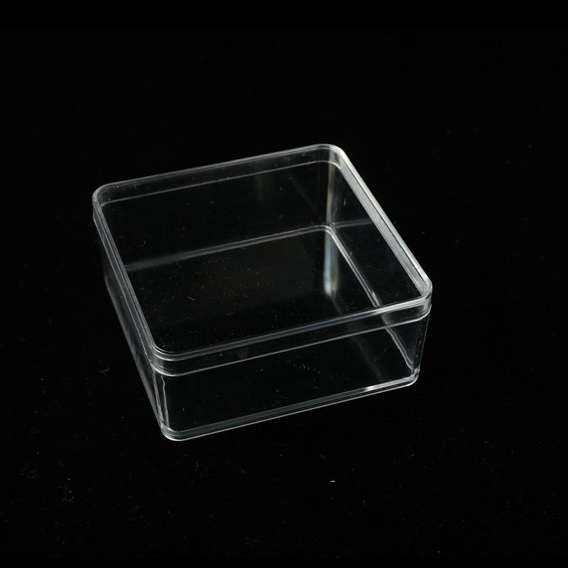 Chinese Factory Low Price Wholesale Small Square Clear Plastic Storage Boxes For Tool Box Food