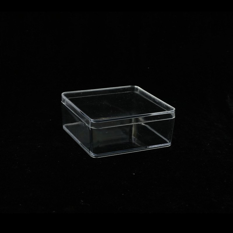 Chinese Factory Low Price Wholesale Small Square Clear Plastic Storage Boxes For Tool Box Food