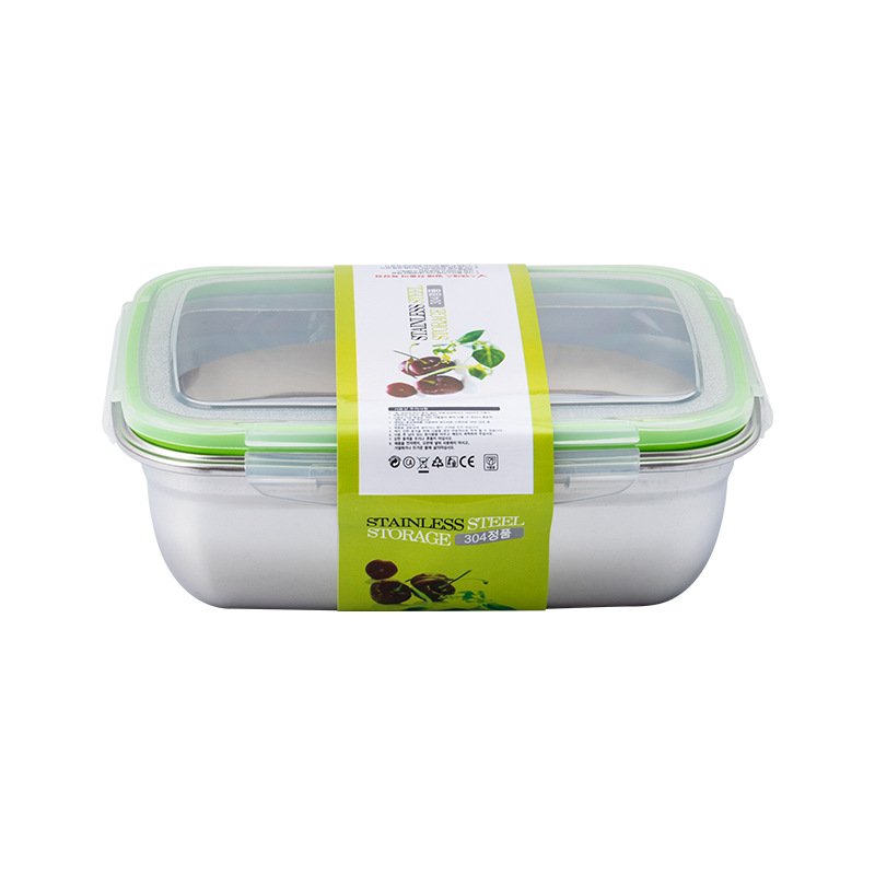 Cheap Multi Size Eco Friendly Reusable 304 Stainless Steel Lunch Tiffin Box Food Storage Container With Lid