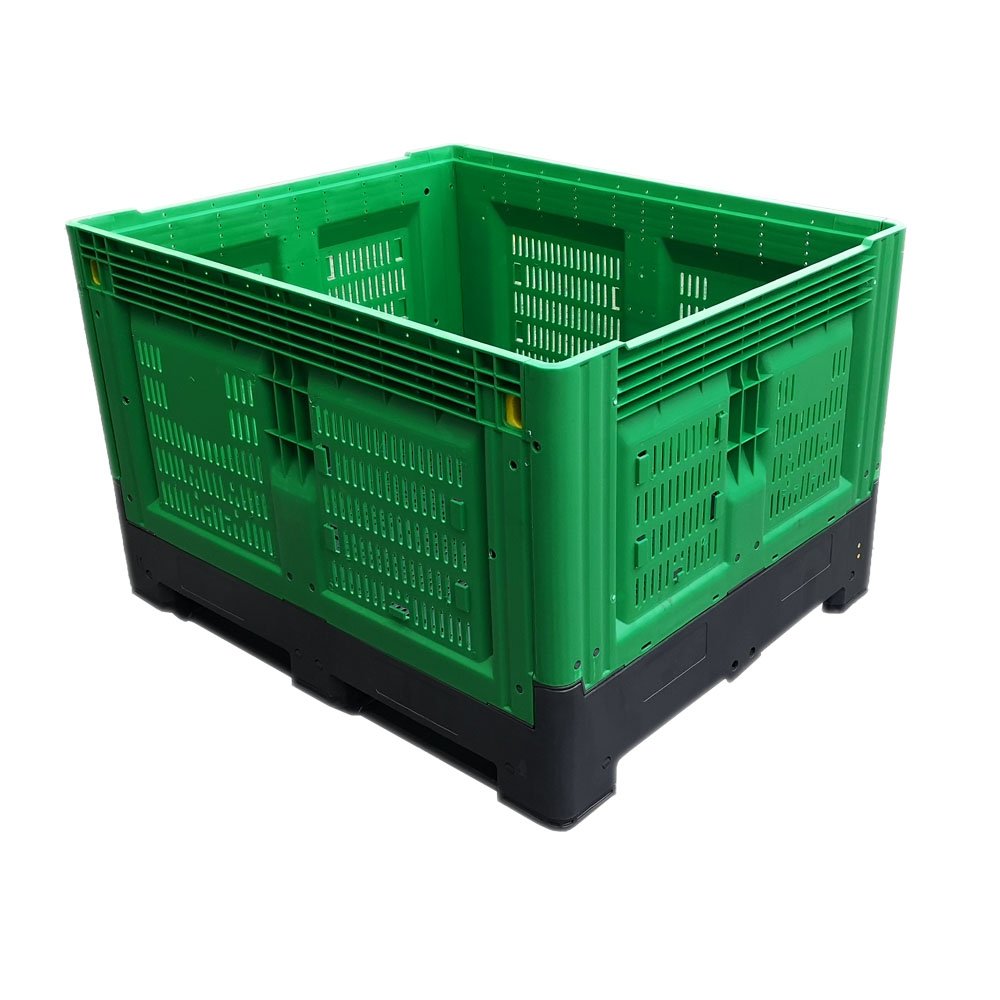 1200x1000x810mm Hdpe Made Foldable Plastic box Pallet For Fruit And Vegetables