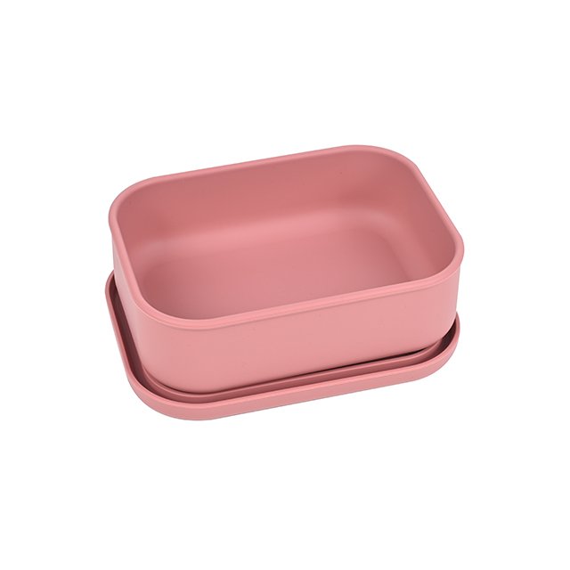 BPA free food grade non toxic 3 compartment silicone bento lunch box meal prep food storage container snack box microwave safe