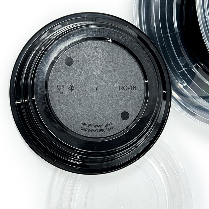 Disposable Food Container Box Restaurant Round Plastic Food Storage Container