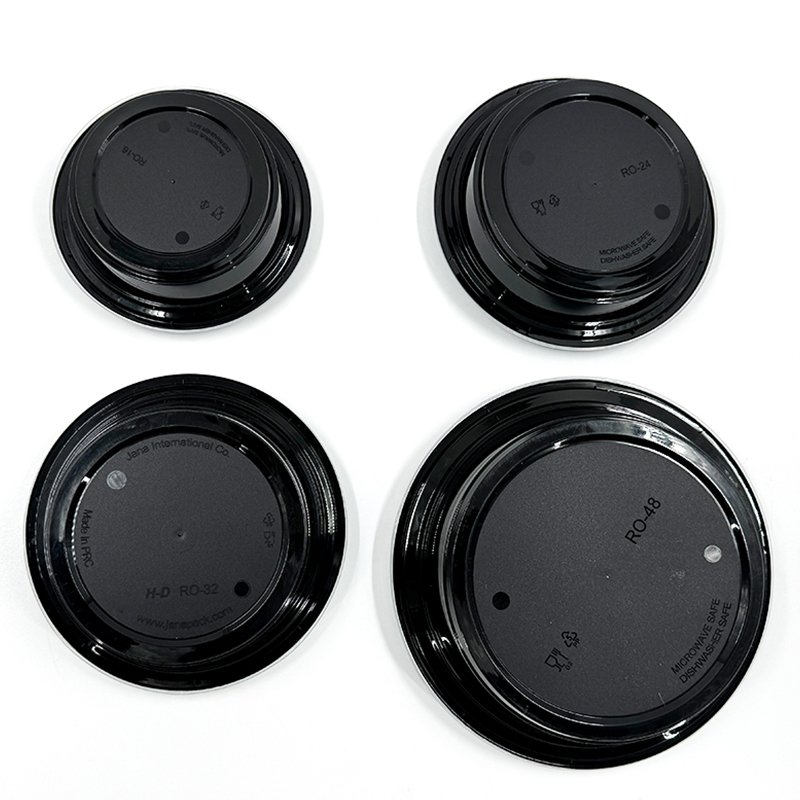 Disposable Food Container Box Restaurant Round Plastic Food Storage Container