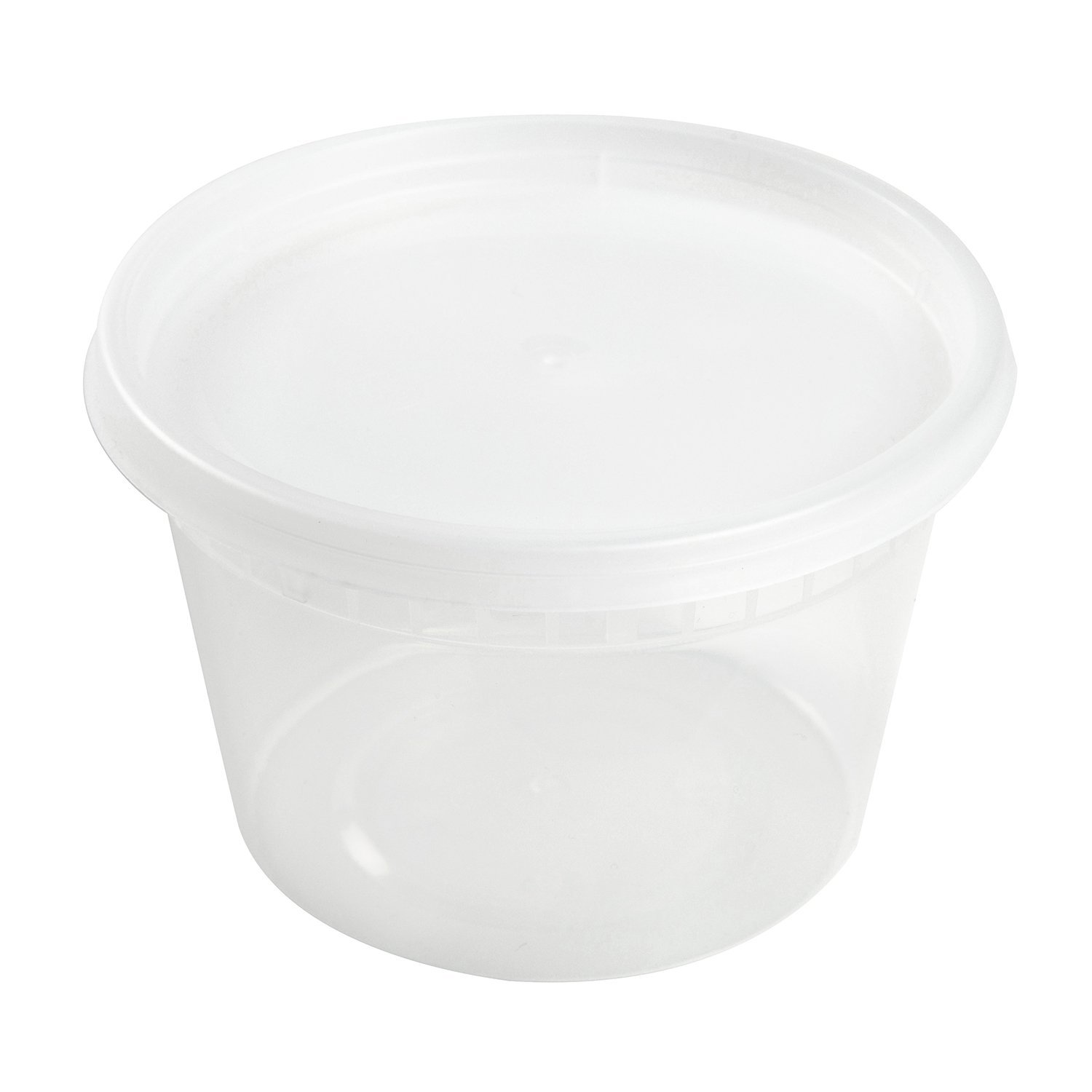 8oz Plastic Deli Container Logo Microwave Reusable Round Shape Take Out Food Containers