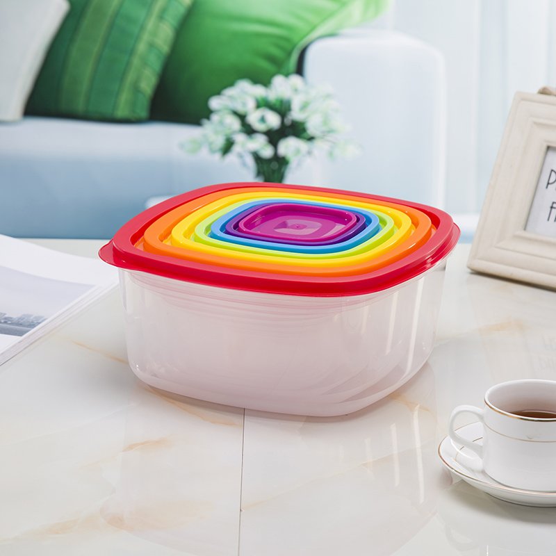PP Square Plastic Fresh Keeping Box /Plastic Lid Storage Plastic Food Container2016-7