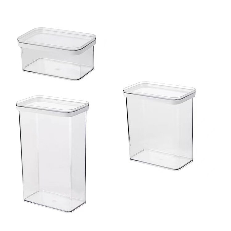 Ecobox New Arrival recycled Plastic Food Grade Airtight Candy Container Storage Boxes & Bins