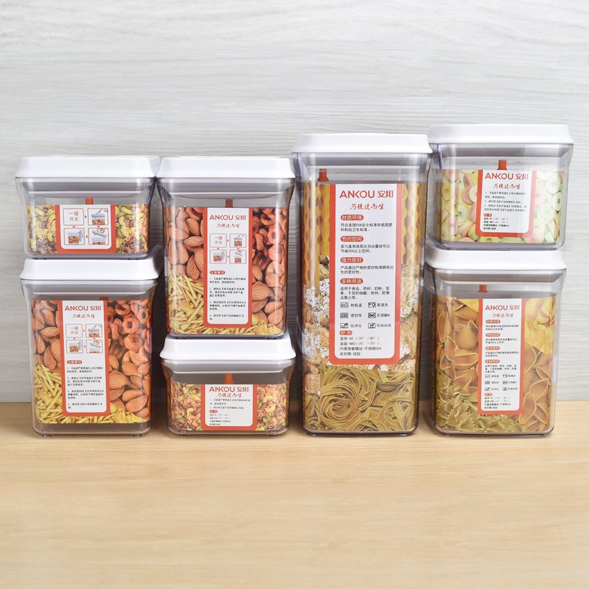 Household Covered Sealed AS Plastic Container Food Storage Tank Grain Storage Tank Food Grade Food Container