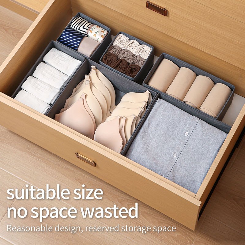 Drawers Clothes Organizer Closet Portable Wardrobe Women's Clothes Storage Boxes For Clothing Packaging